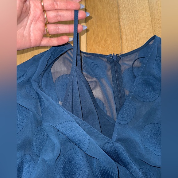 Anthropologie Blue Midi Dress - Picture 6 of 9